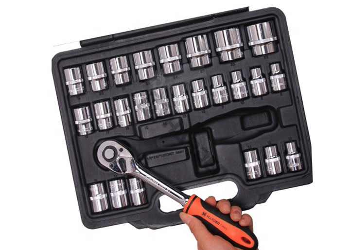 Bộ khẩu tay vặn 32 chi tiết Harden 510432