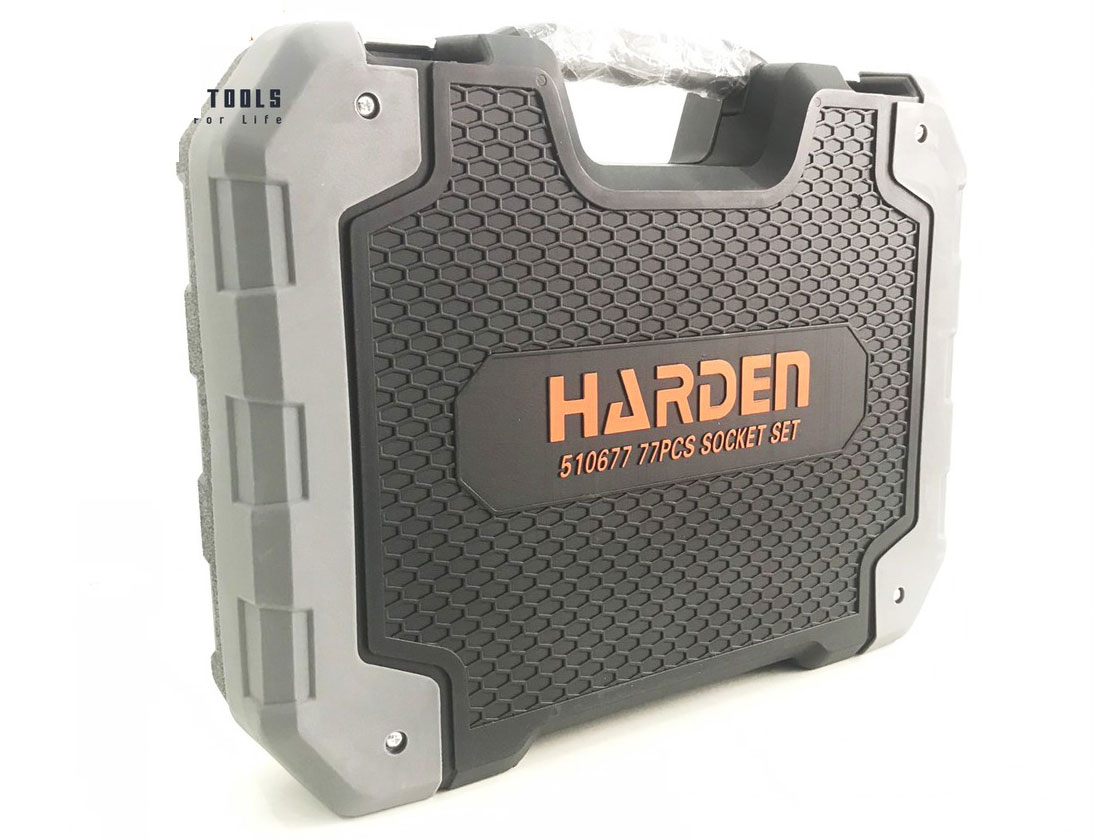 Bộ tuýp tay vặn tổng hợp 77 chi tiết Harden 510677