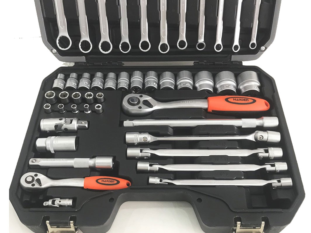 Bộ tuýp tay vặn tổng hợp 77 chi tiết Harden 510677
