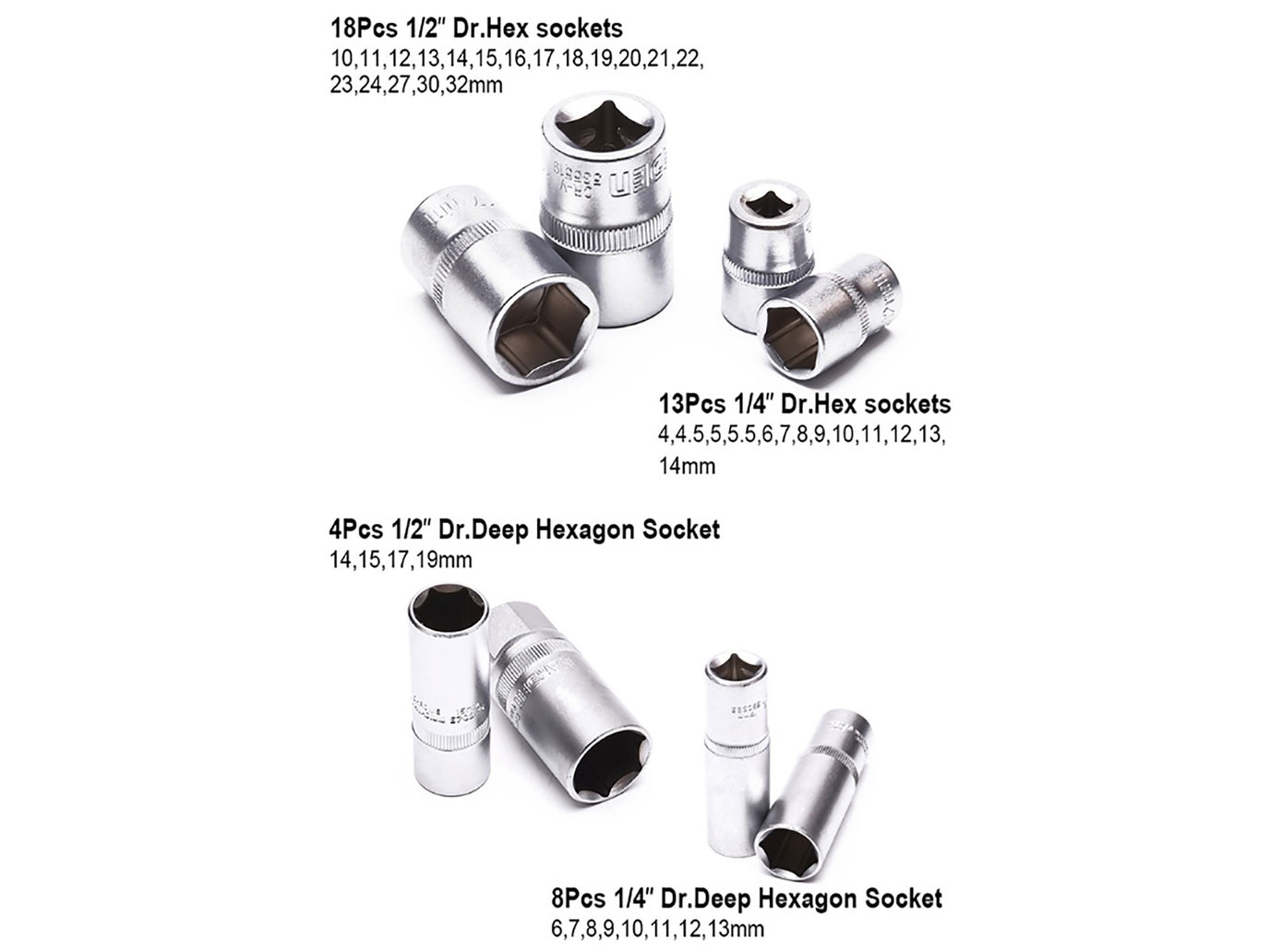 Bộ tuýp tay vặn tổng hợp 94 chi tiết Harden 510694
