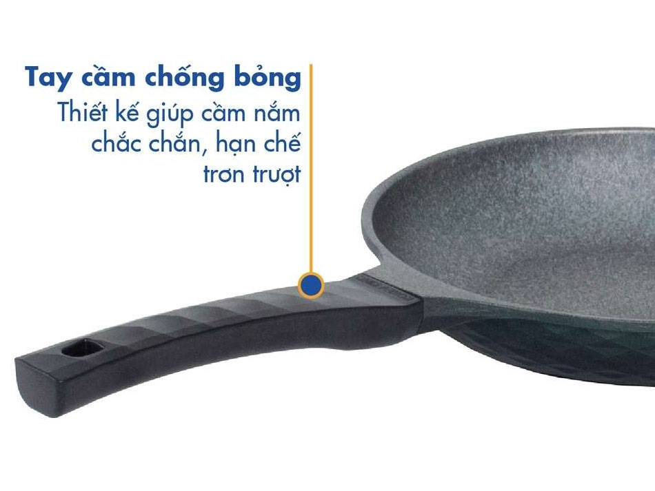 Chảo chống dính Diamond Korea King KFP-DI-20DI (Xanh, 20cm)