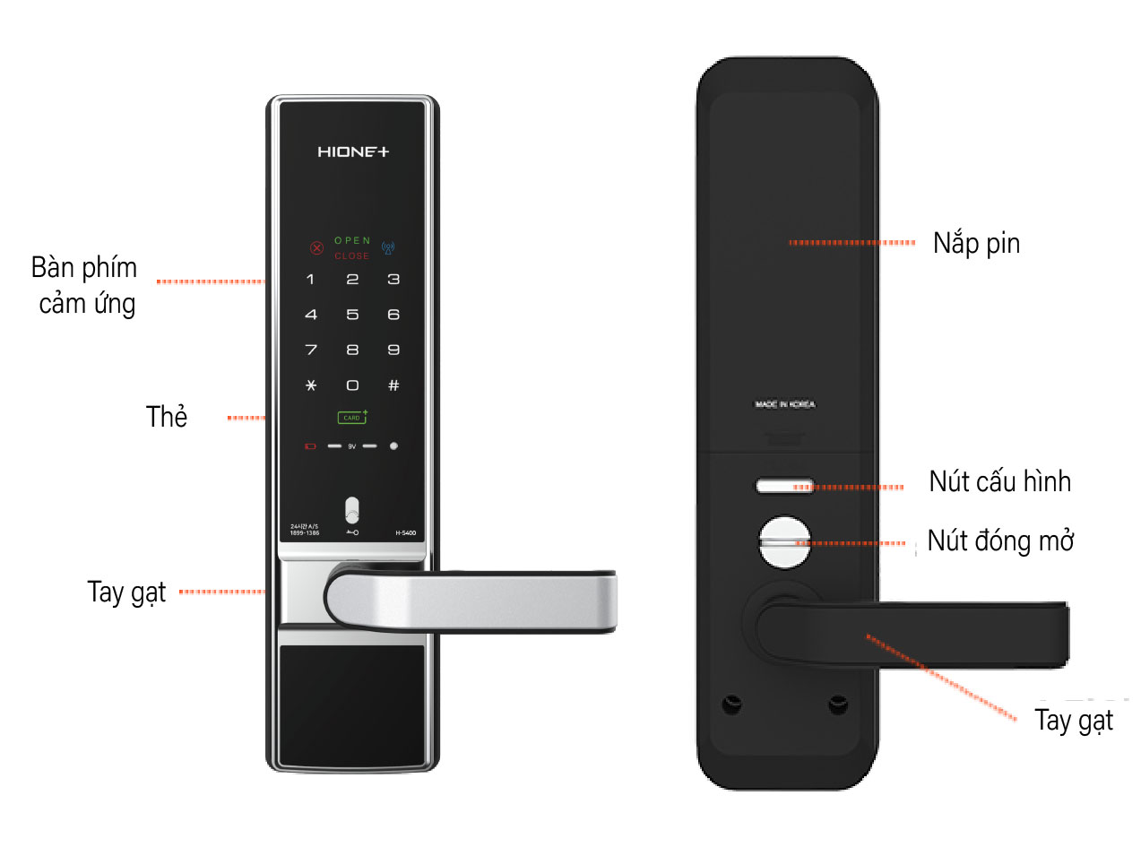 Khóa cửa điện tử Hi-One H-5400