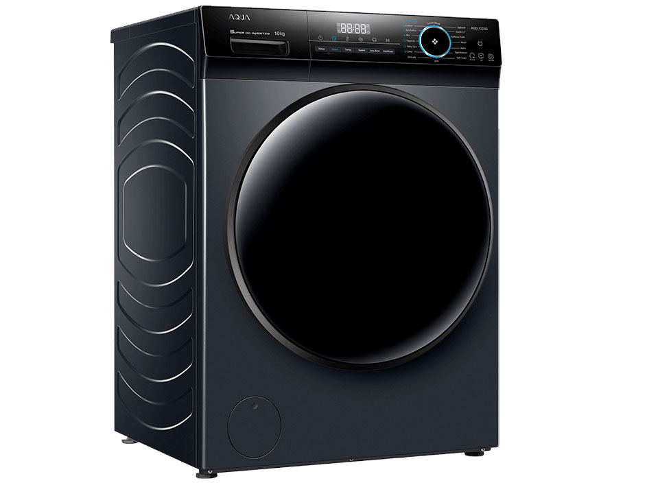 Máy giặt Aqua Inverter 10kg AQD-D1003G.BK lồng ngang