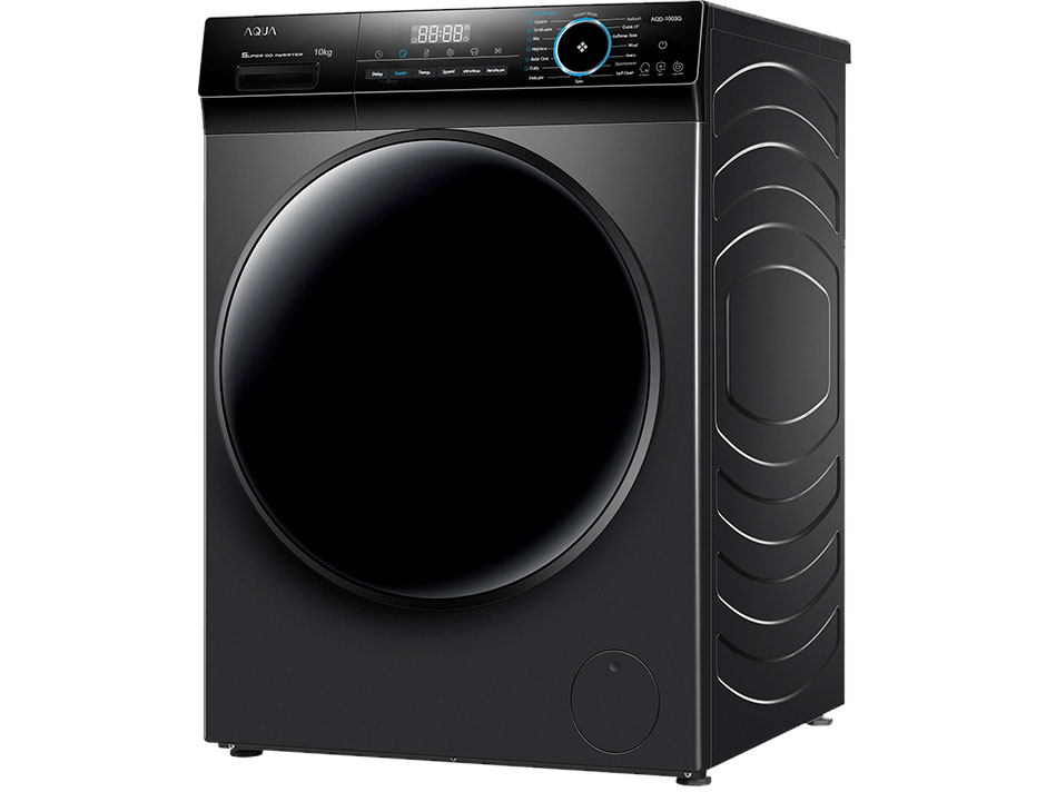 Máy giặt Aqua Inverter 10kg AQD-D1003G.BK lồng ngang