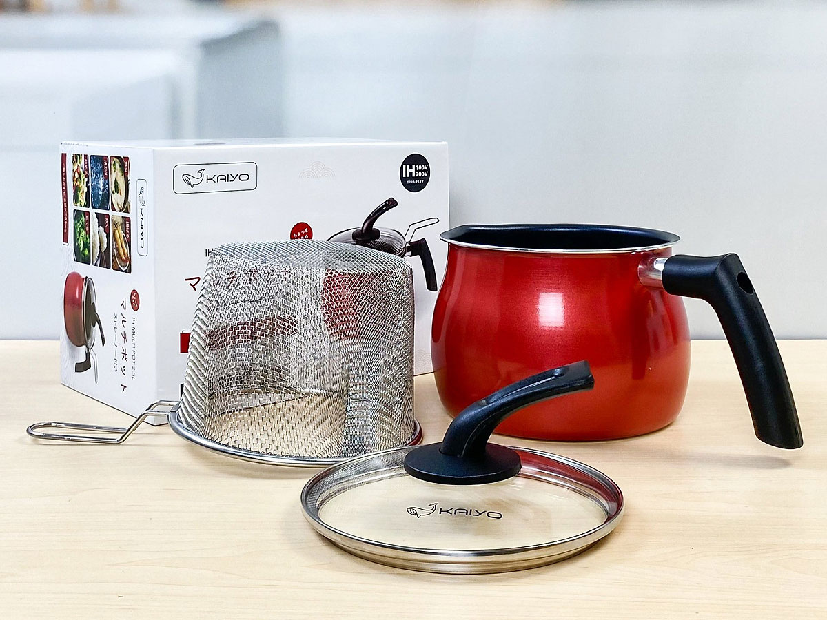 Nồi chiên ngập dầu kèm giá vớt Kaiyo 15cm