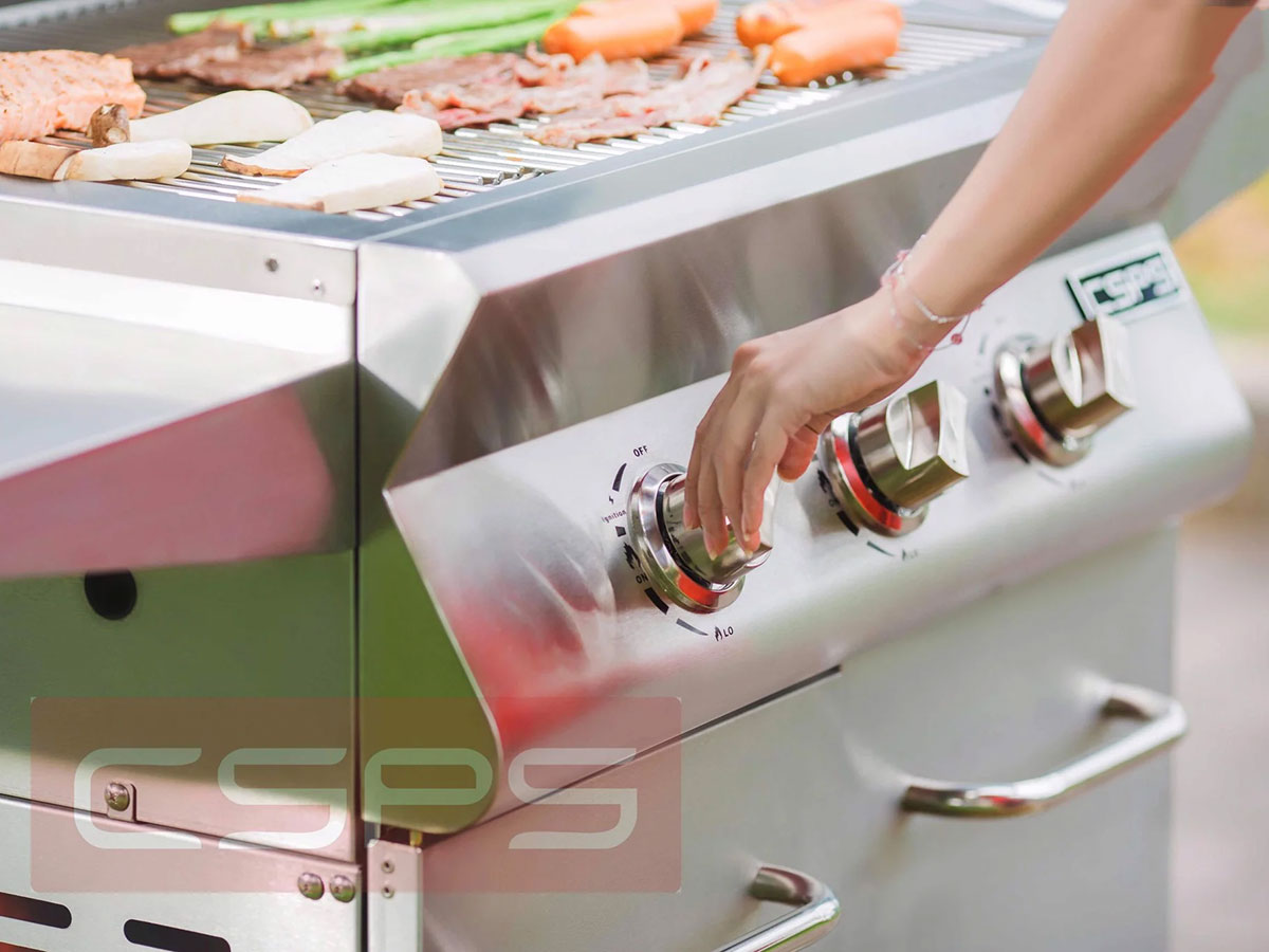 Lò nướng BBQ CSPS 147cm - 3 đầu đốt