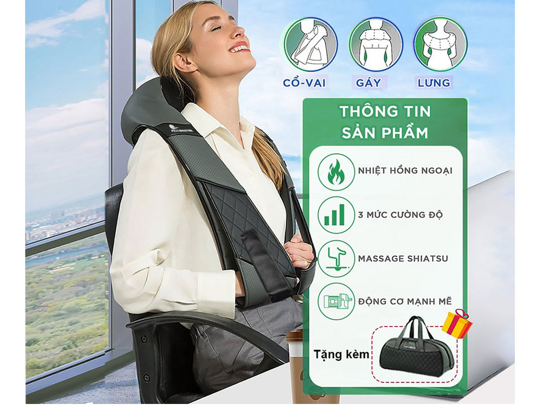 Đai massage toàn thân đa năng Fuji Master FJM-1201