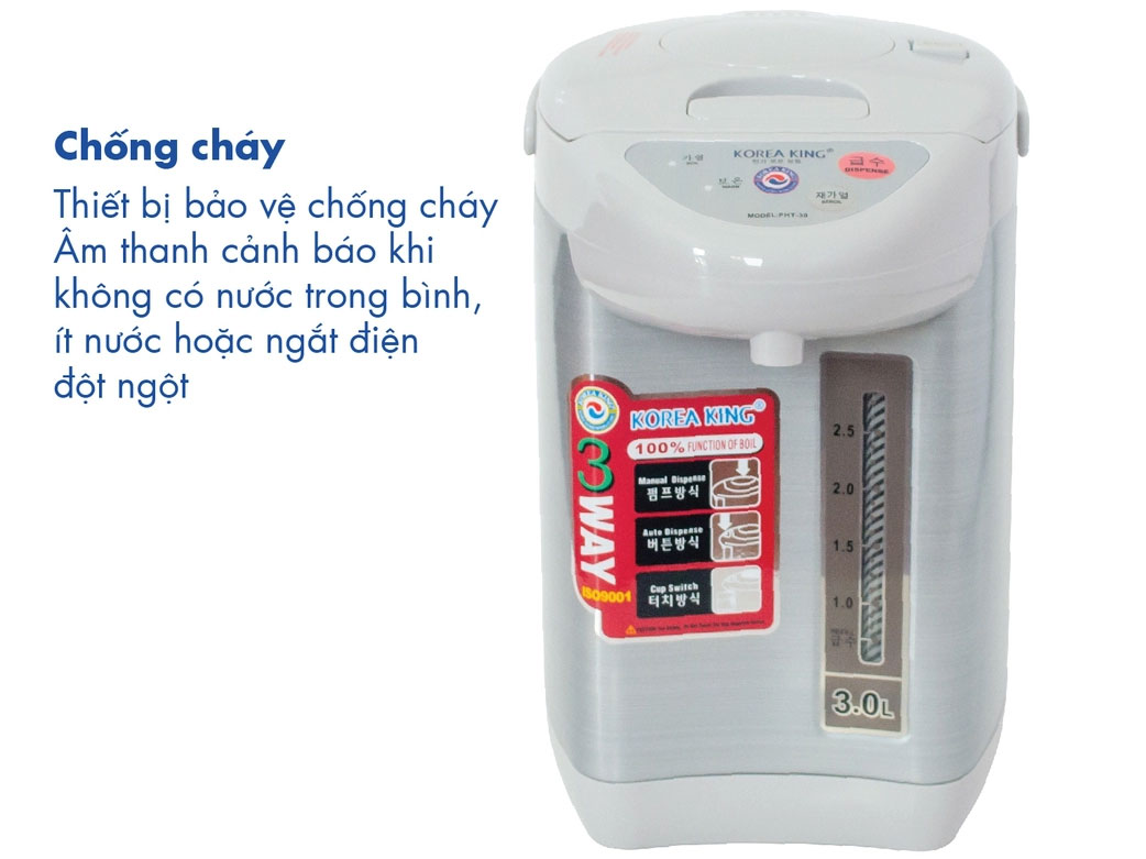 Bình thủy điện Korea King PHT-30