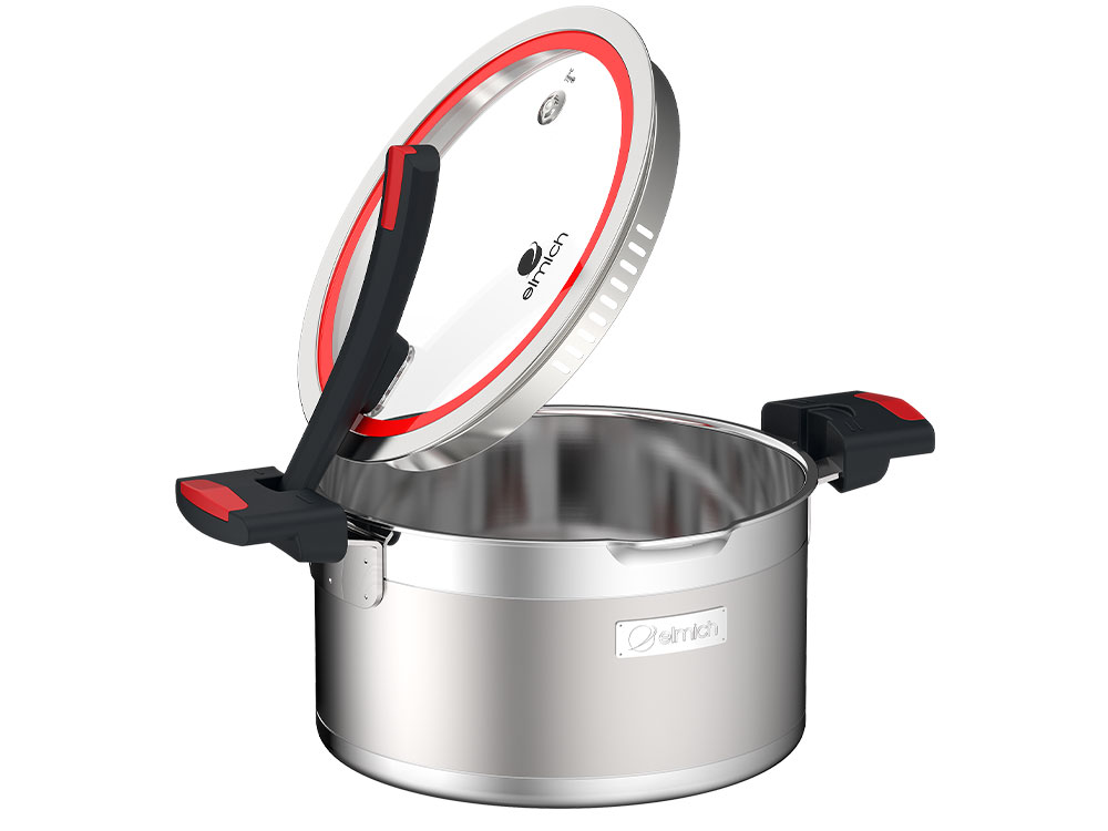 Bộ nồi Inox liền khối Elmich Milano EL-8090