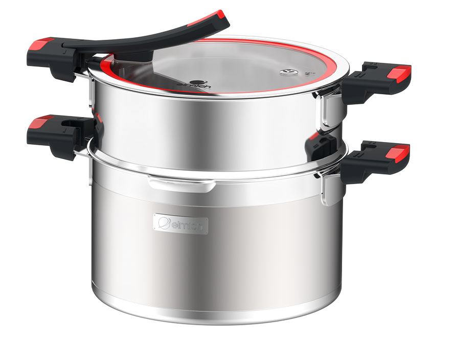 Bộ nồi Inox liền khối Elmich Milano EL-8091