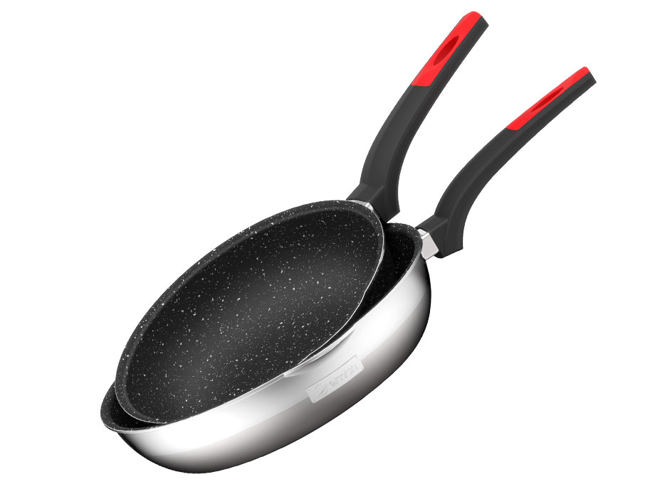 Bộ nồi Inox liền khối Elmich Milano EL-8092