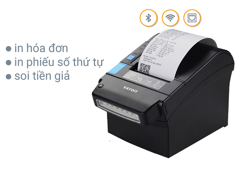 Máy in hóa đơn 3 in 1 Vayo VMQ1