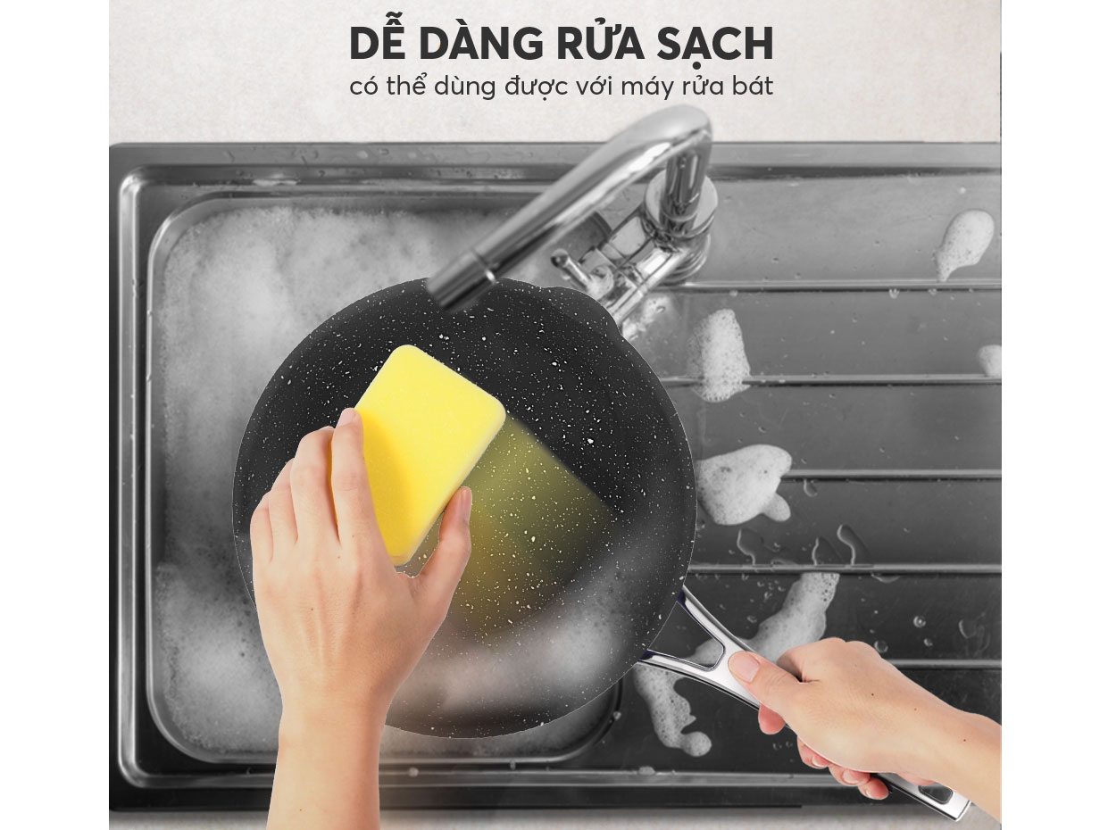 Chảo Inox liền khối Elmich Hera EL-8185 size 20cm