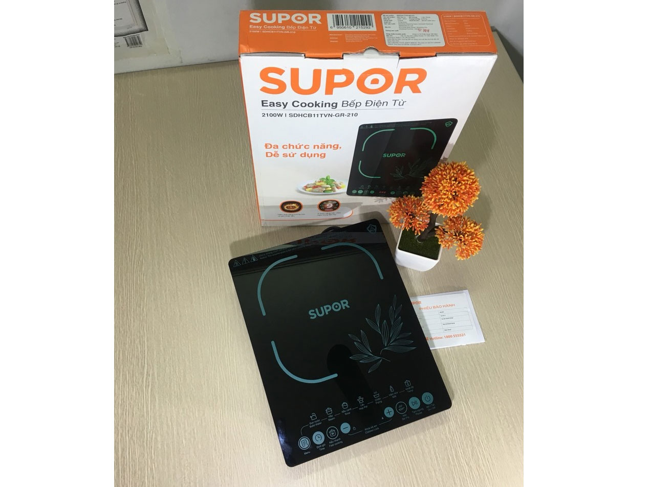 Bếp điện từ Supor SDHCB11TVN-GR-210