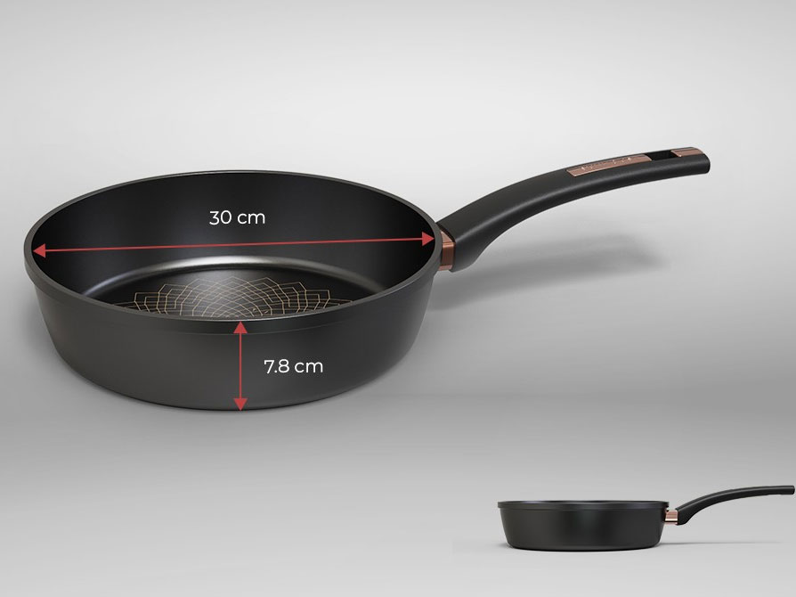 Chảo chống dính Ultra titanium Sunhouse ST30B