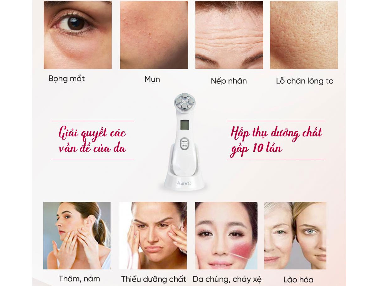 Máy nâng cơ mặt AEVO Skin Rejuvenation (AE68-118W)