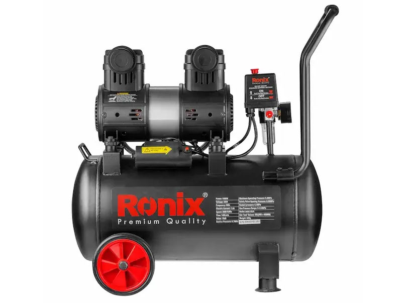 Máy nén khí giảm âm không dầu 50 lít Ronix RC-5012