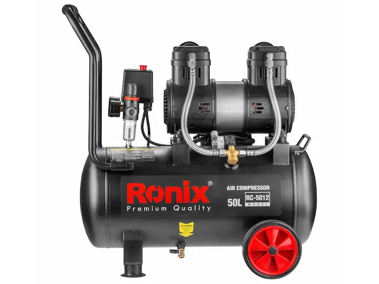 Máy nén khí giảm âm không dầu 50 lít Ronix RC-5012