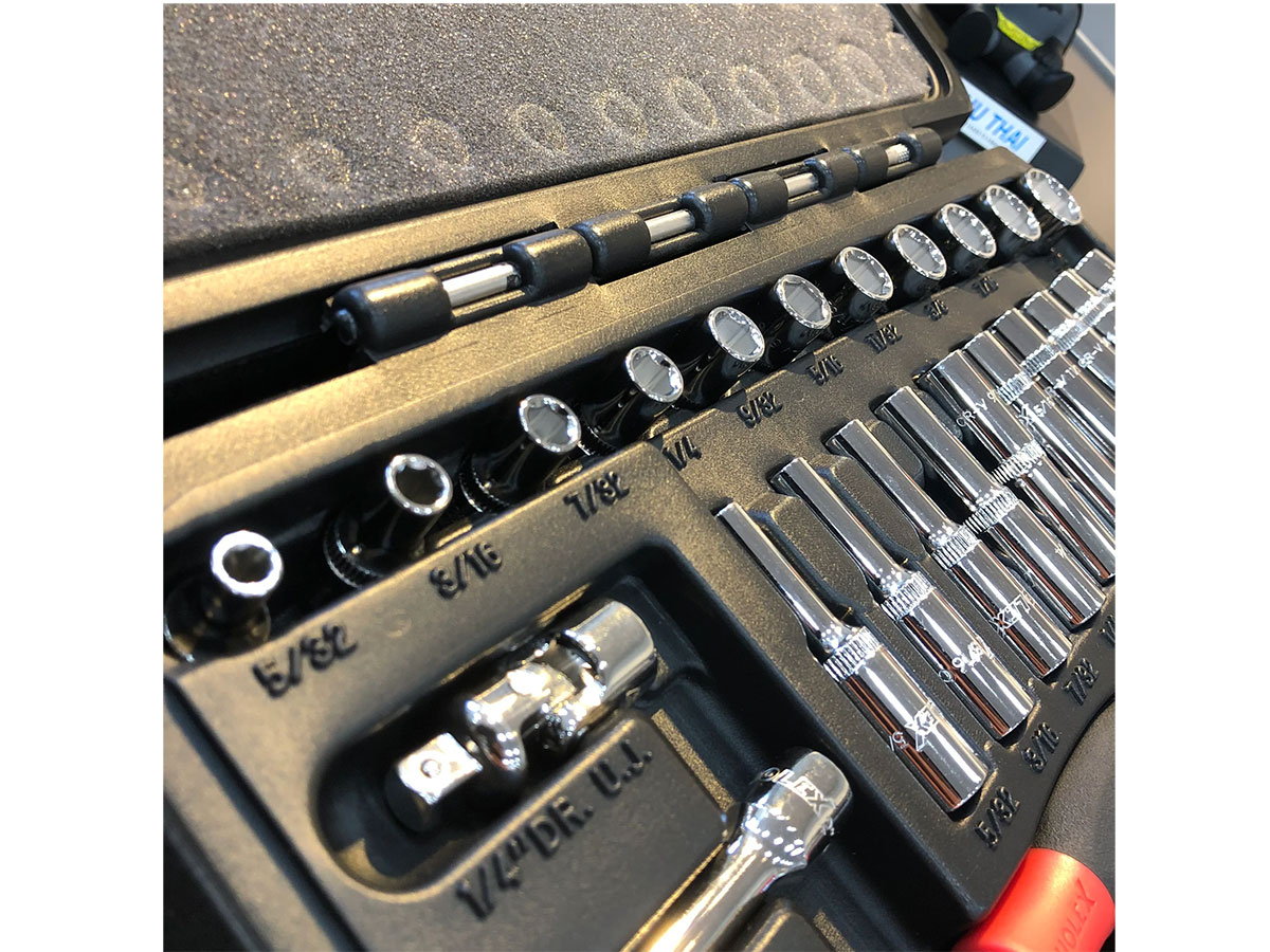 Bộ cần siết và đầu khẩu hệ inch 1/4 inch Holex 630045