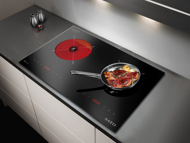Bếp đôi điện từ hồng ngoại SATO SIH-IN712 N1.4