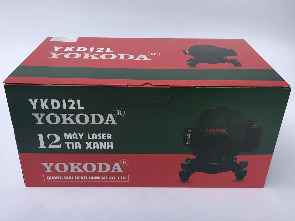 Máy cân mực 12 tia xanh siêu sáng Yokoda YKD12L