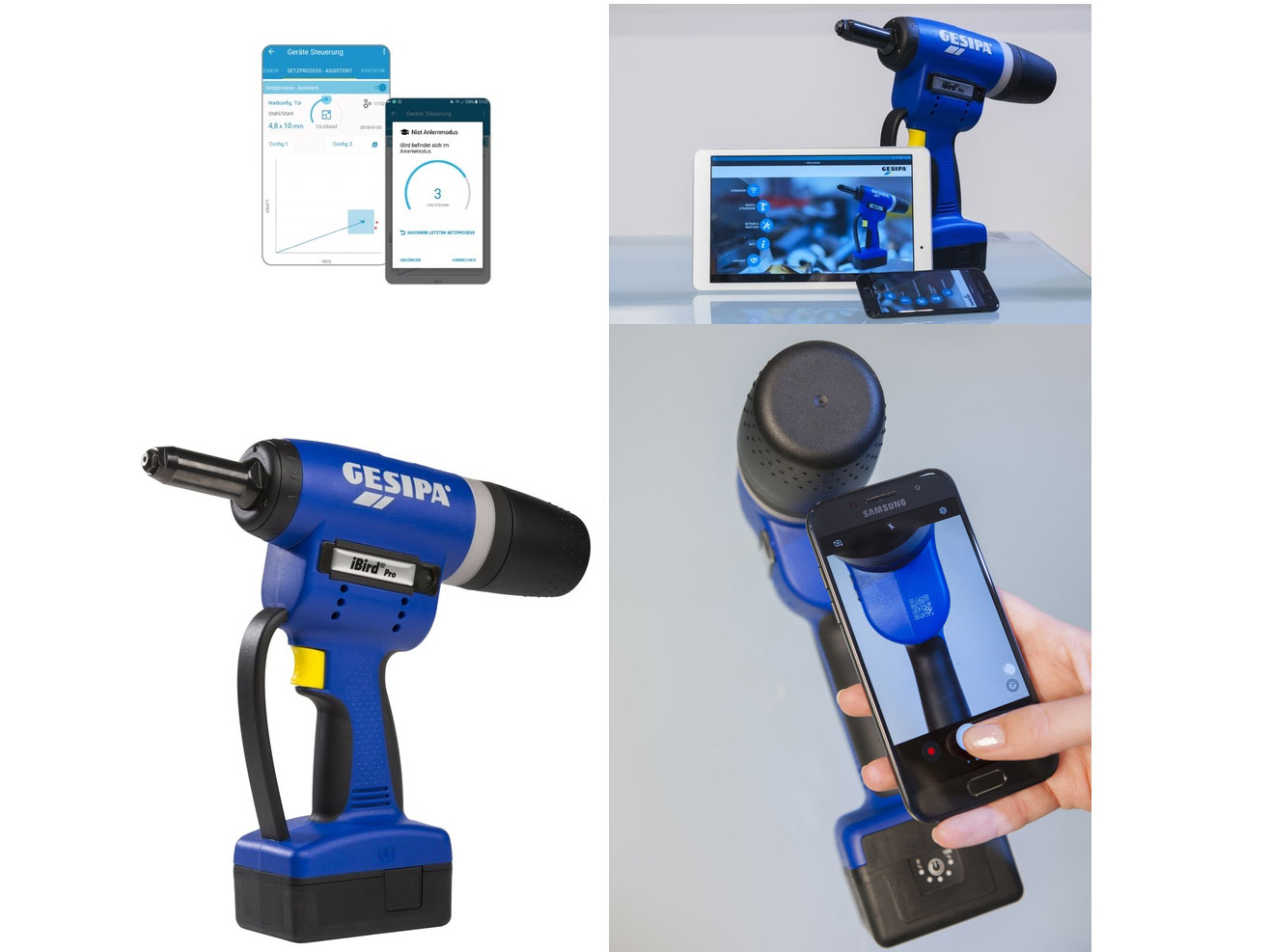 Súng rút rive bằng pin Gesipa iBIRD PRO