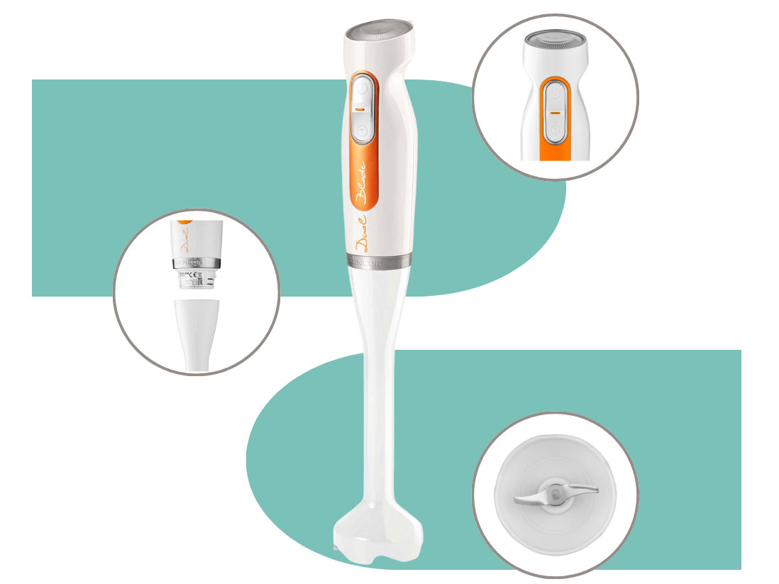 Máy xay cầm tay Sencor SHB 4260WH-EUE3 (600W)