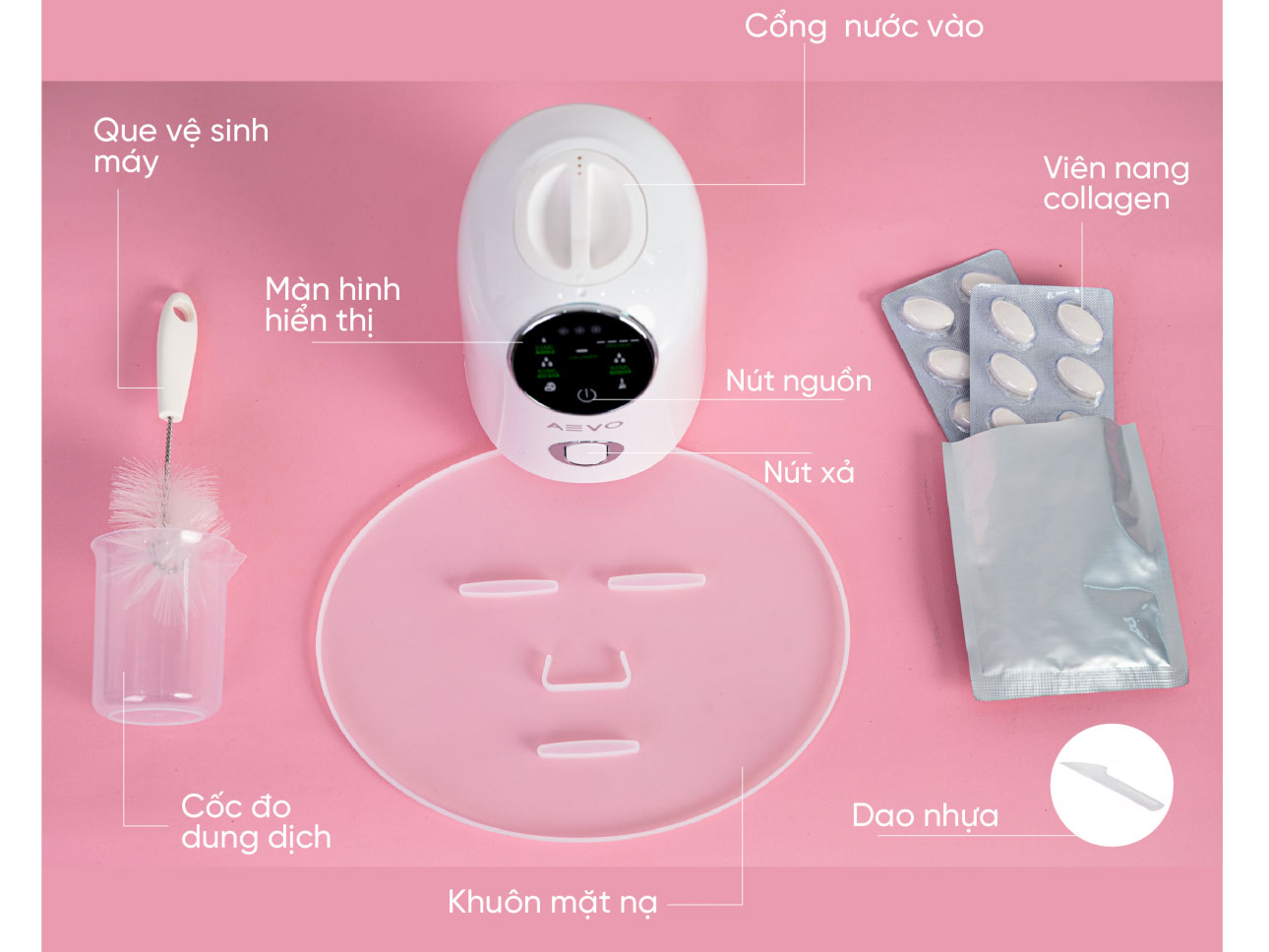 Máy làm mặt nạ AEVO Mask Maker (YM-002/AE68-115W)
