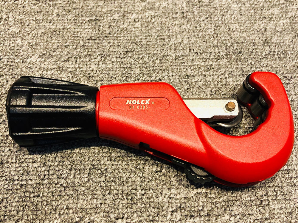 Dụng cụ cắt ống nhỏ với 4 con lăn dẫn hướng Holex 818305
