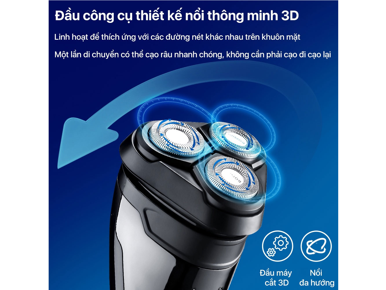 Máy cạo râu đa năng Bomidi M3