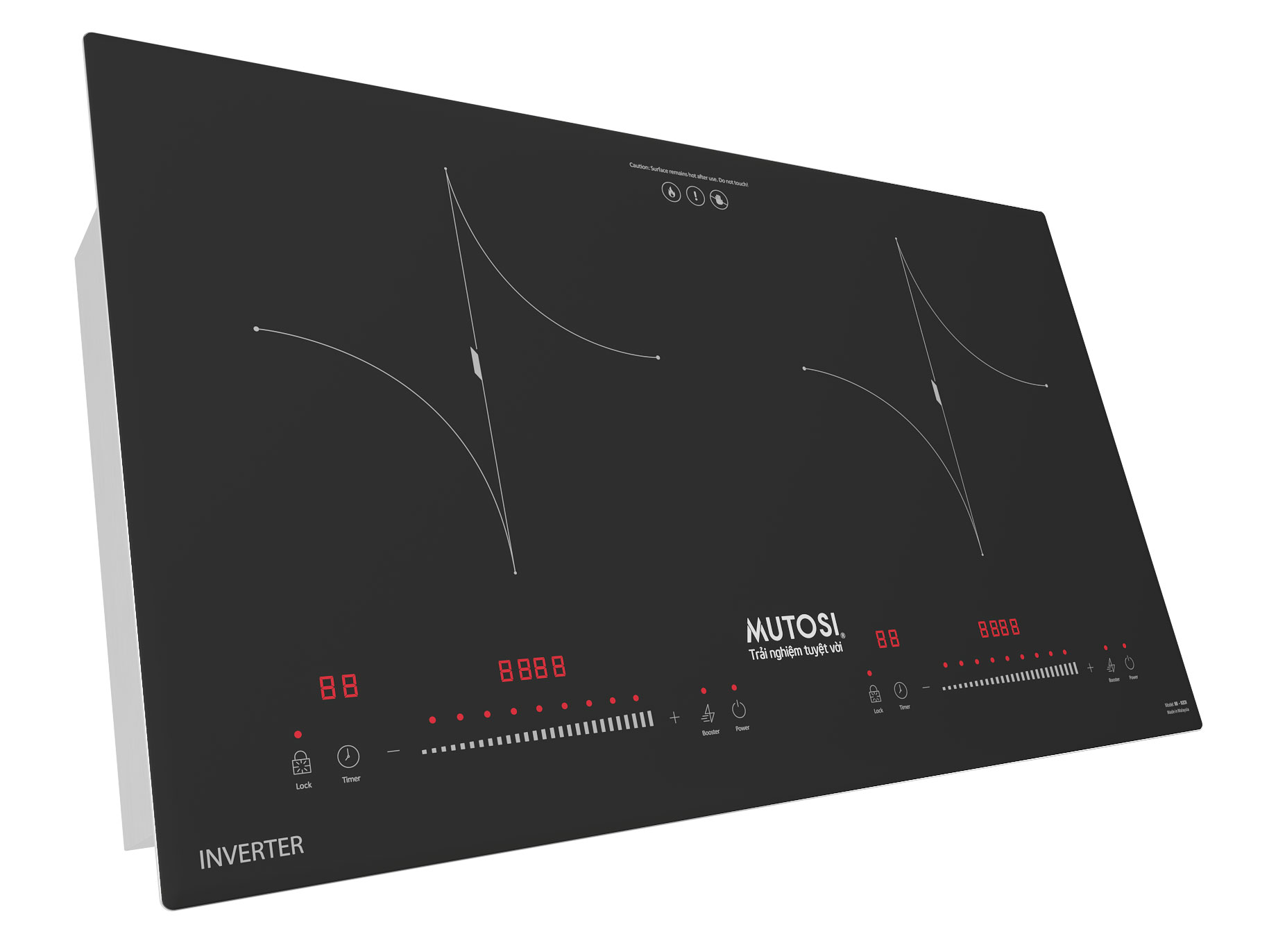 Bếp từ đôi Mutosi MI-92D