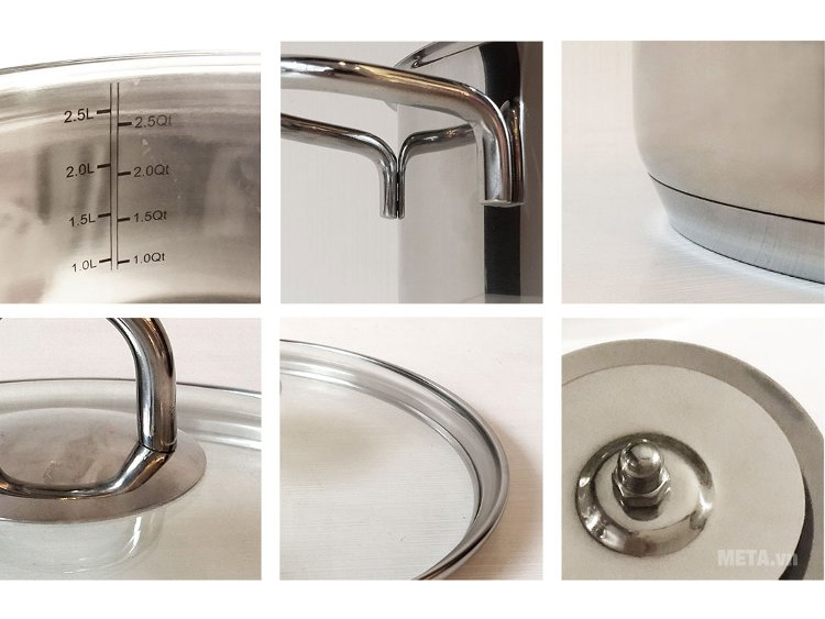 Bộ nồi Silit Diamant 7 món