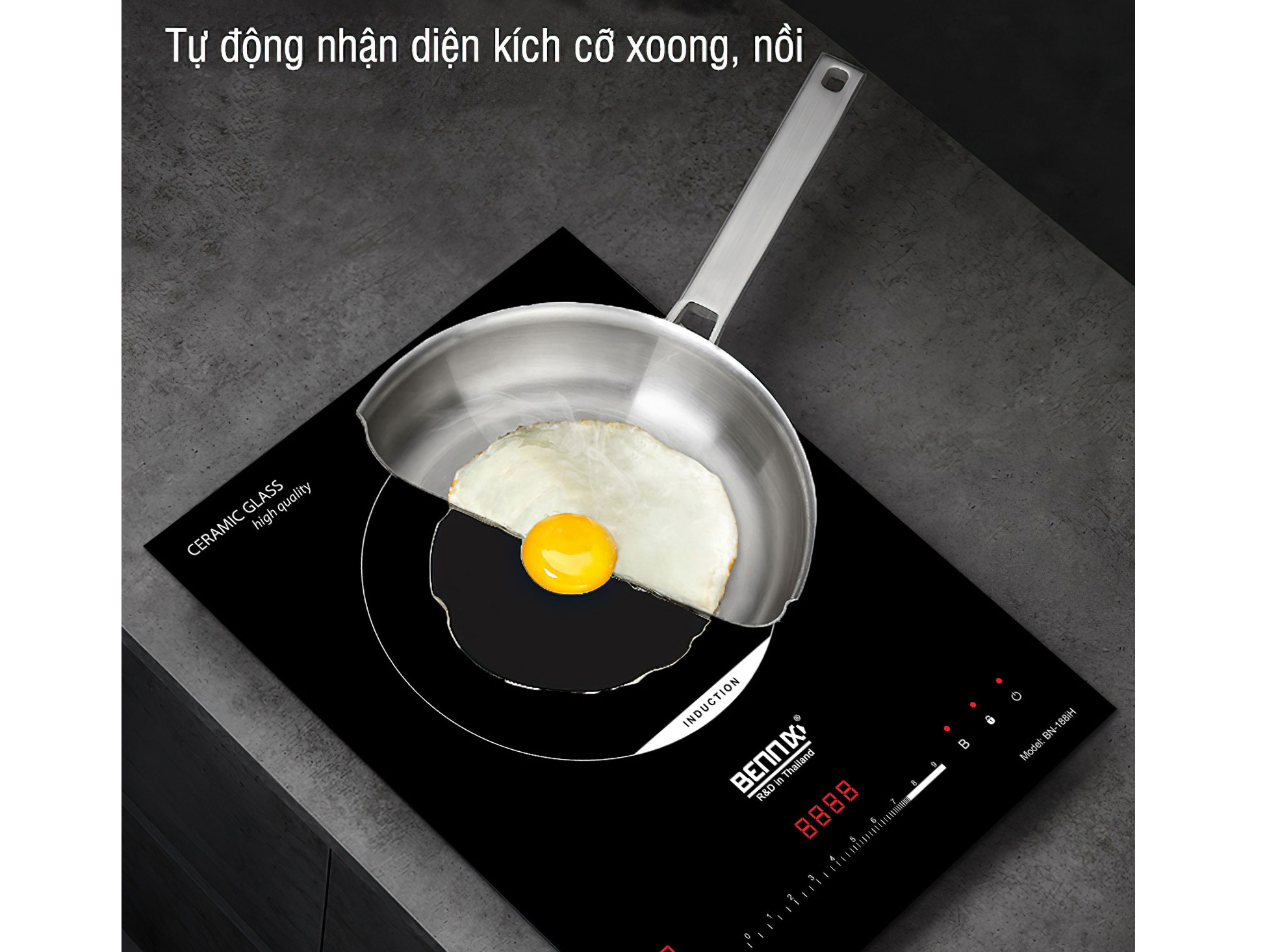 Bếp điện từ đơn Bennix BN-188IH (2.000W)