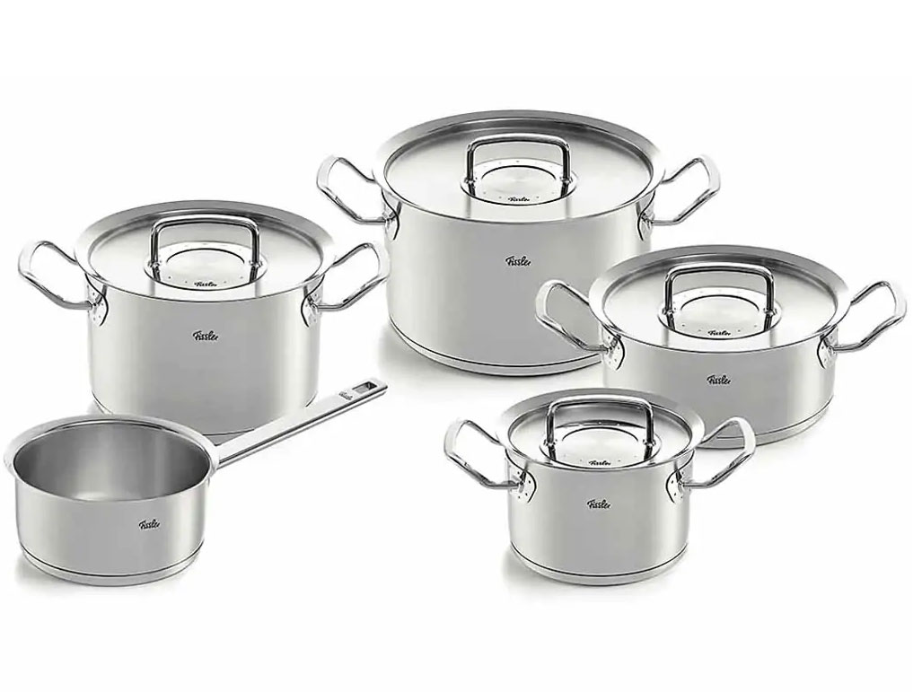 Bộ nồi 5 món Fissler OPC2 nắp inox