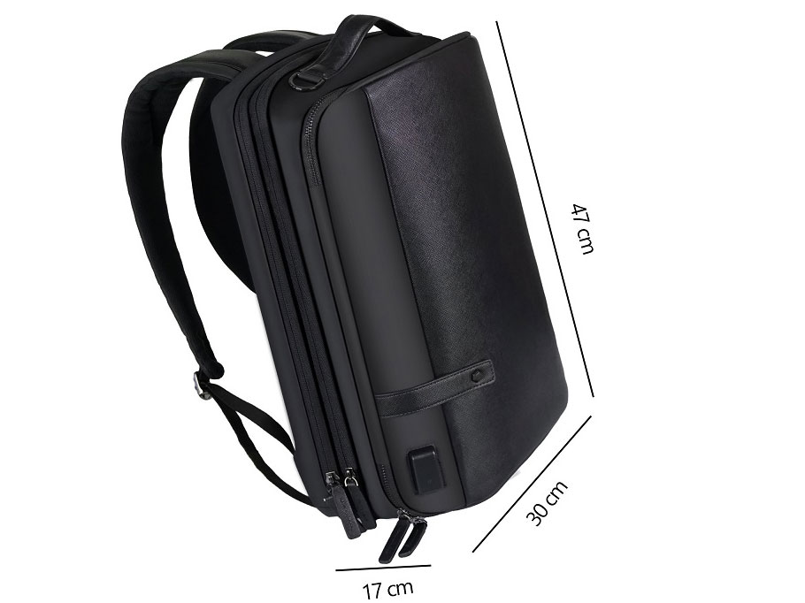 Balo đựng laptop TRIP Peini size 16 inch màu đen