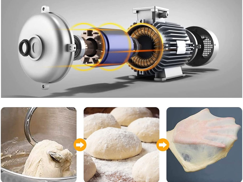 Máy trộn bột Acekool MK-5101 (1.400W, 7 lít)