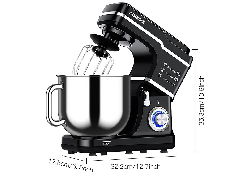 Máy trộn bột Acekool MK-5101 (1.400W, 7 lít)