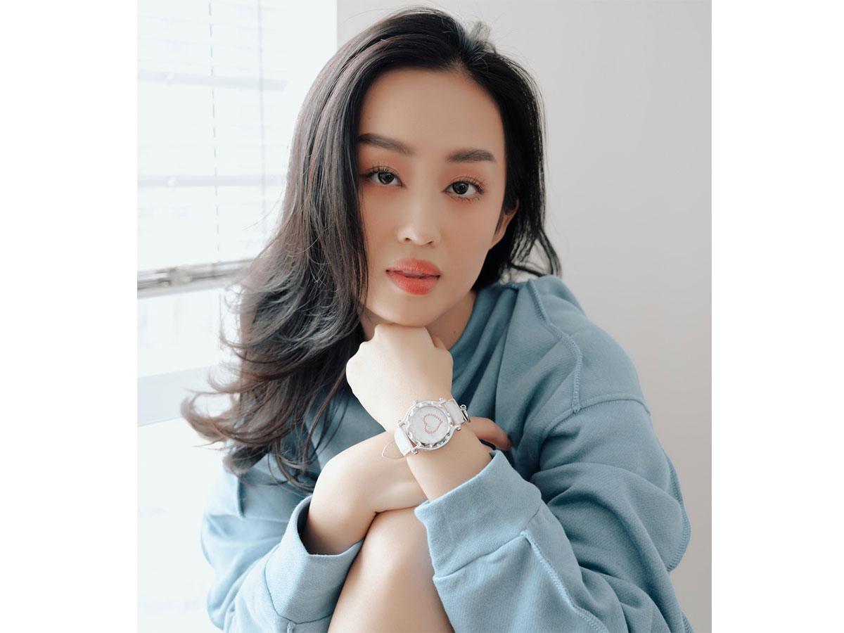 Đồng hồ nữ Julius JA-397MD Hàn Quốc dây da (Trắng)