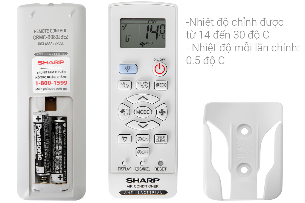 Máy lạnh Sharp Inverter 2HP AH-XP18YMW