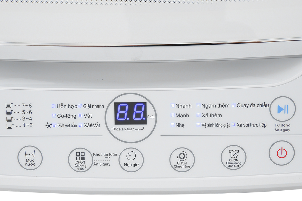 Máy giặt lồng đứng Whirlpool 8.5kg VWVC8502FW