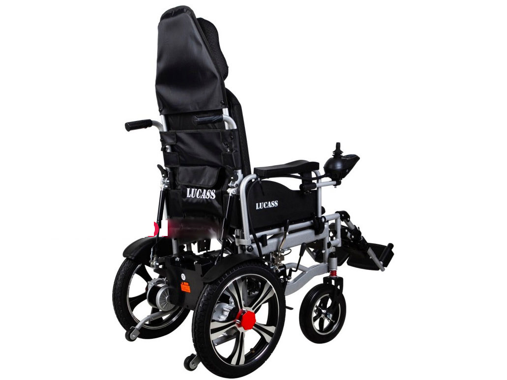 Xe lăn điện Lucass XE-110LA lưng cao