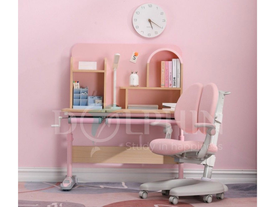 Bàn học thông minh chống gù chống cận Dolphin Dol-4 (100 x 60 cm)