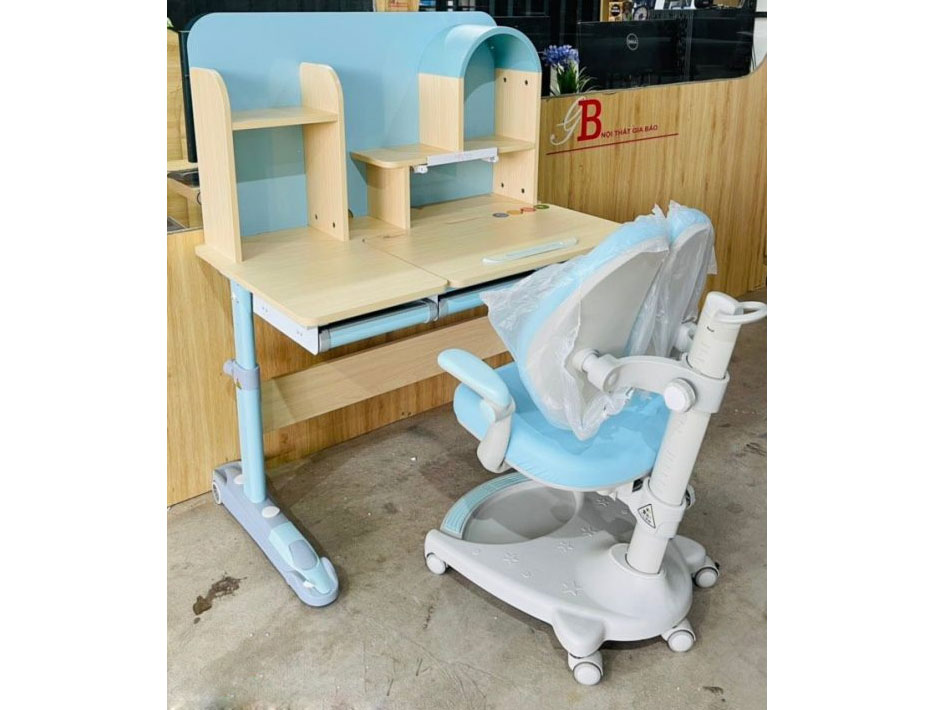 Bàn học thông minh chống gù chống cận Dolphin Dol-4 (100 x 60 cm)