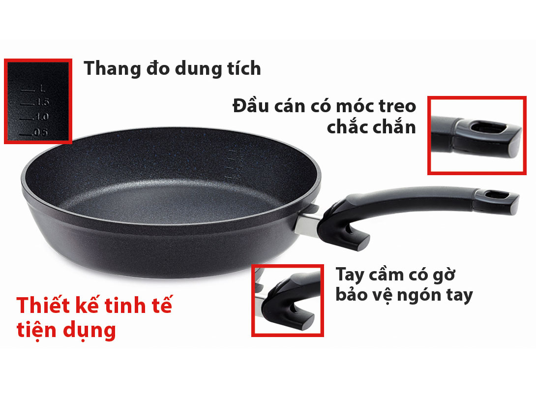 Bộ 2 chảo chống dính Fissler Adamant Comfort 24cm và 28cm