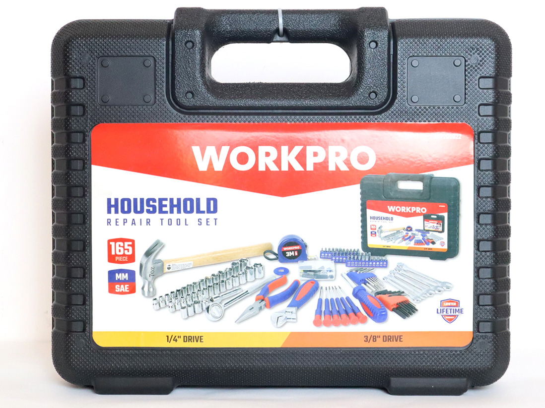 Bộ đồ nghề 165 chi tiết Workpro WP209022