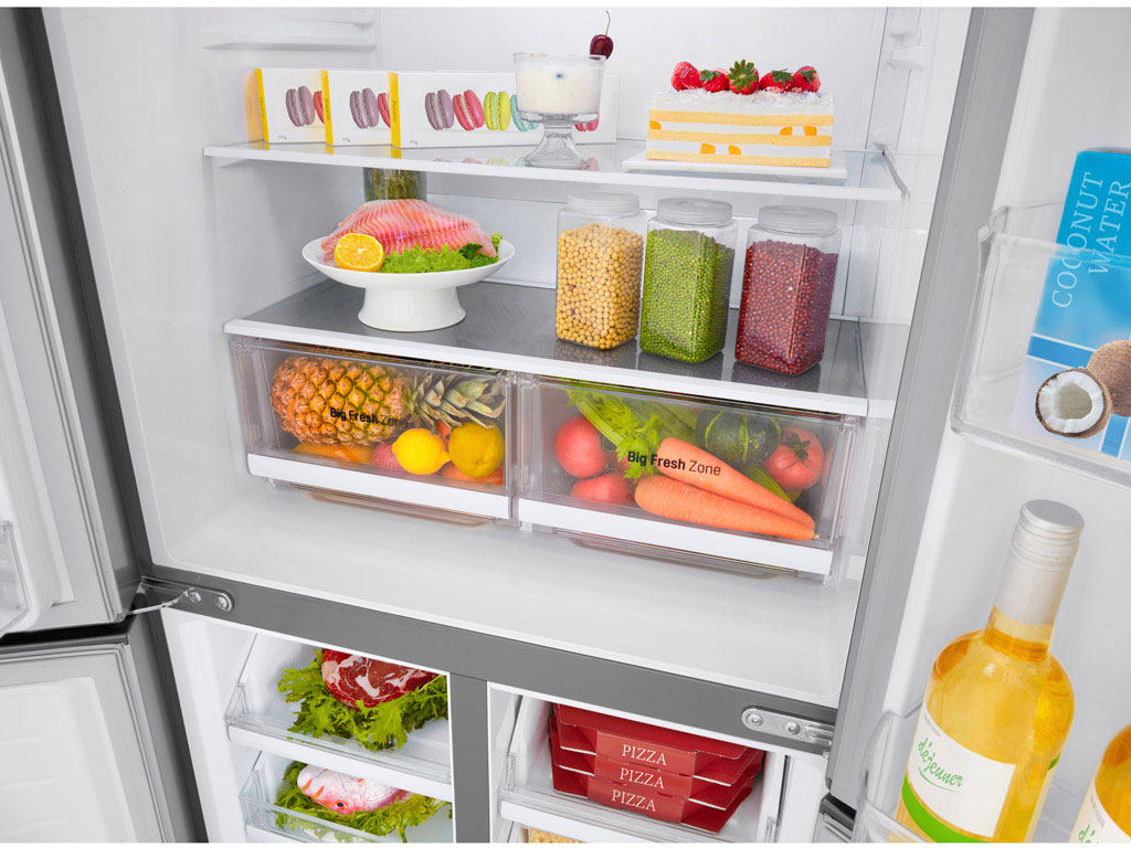 Tủ lạnh LG Inverter 530 lít GR-B53PS màu bạc