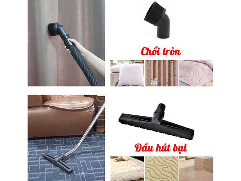 Máy hút bụi công nghiệp Kewin KN401MH (Công suất 2200W, có HEPA)