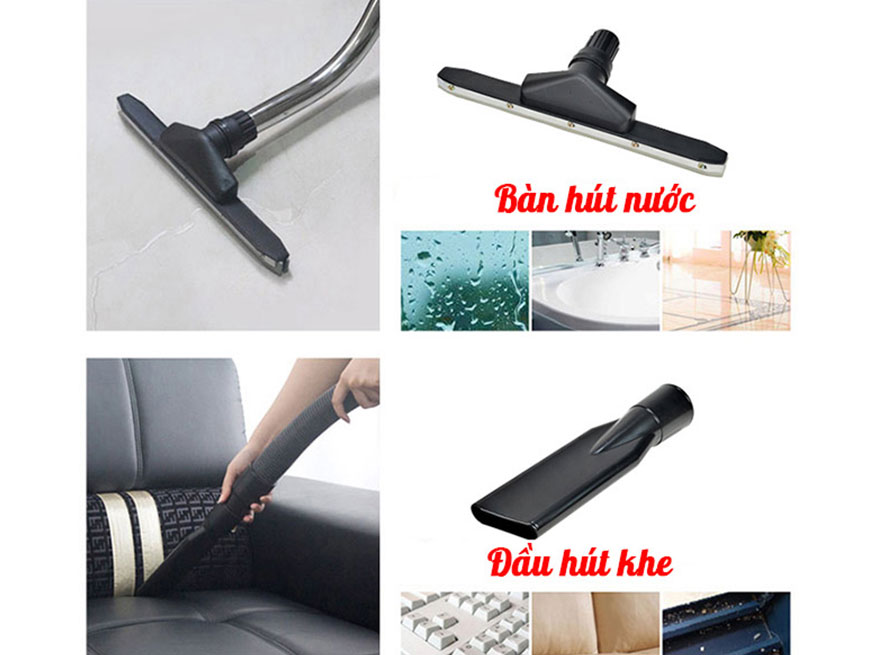 Máy hút bụi công nghiệp Kewin KN401MH (Công suất 2200W, có HEPA)