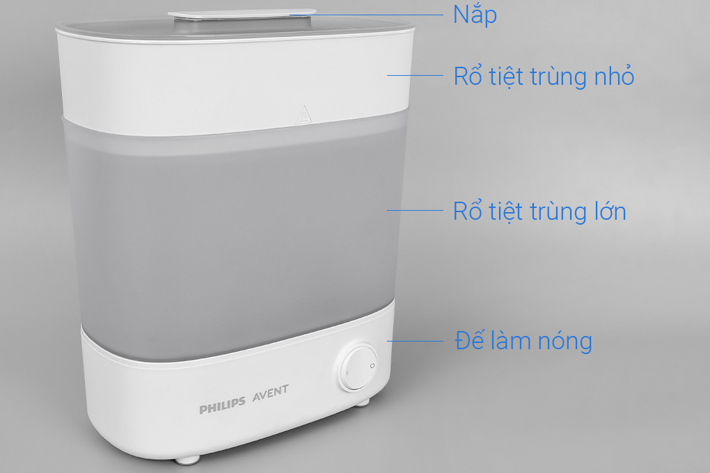 Máy tiệt trùng bình sữa 3 trong 1 Philips Avent SCF291.00