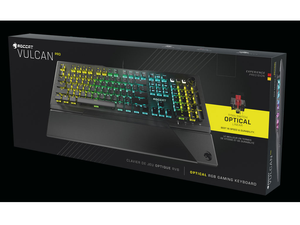 Bàn phím cơ Roccat Vulcan Pro (Linear red switch, US Layout)